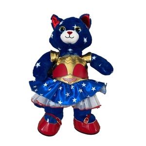Build A Bear DC Comics Wonder Woman Cat Plush 18”